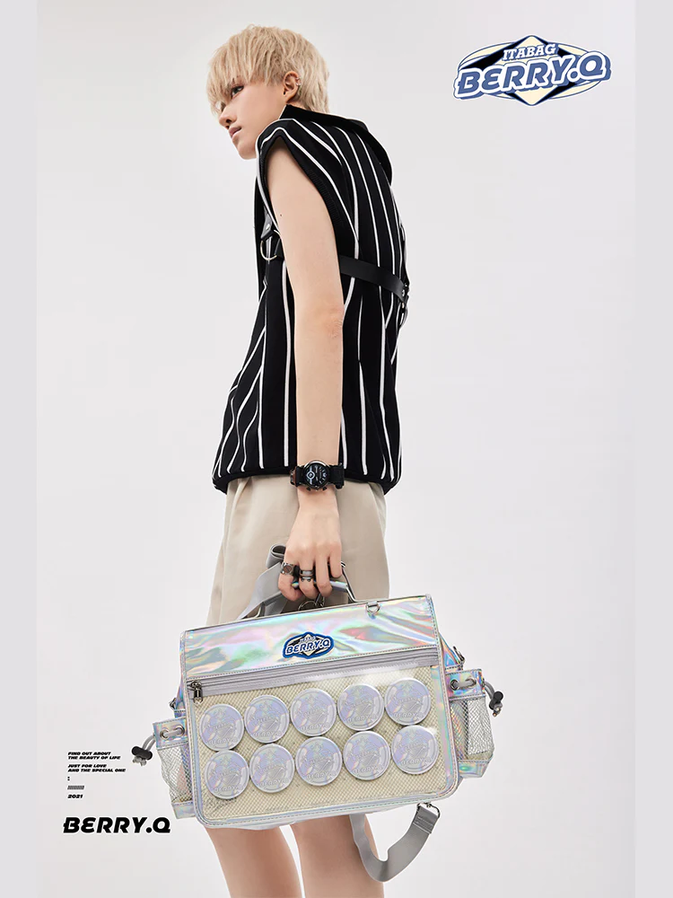 BERRYQ Casual ACGN Ita Bag Gender Neutral Style Shoulder Bag - Image 3