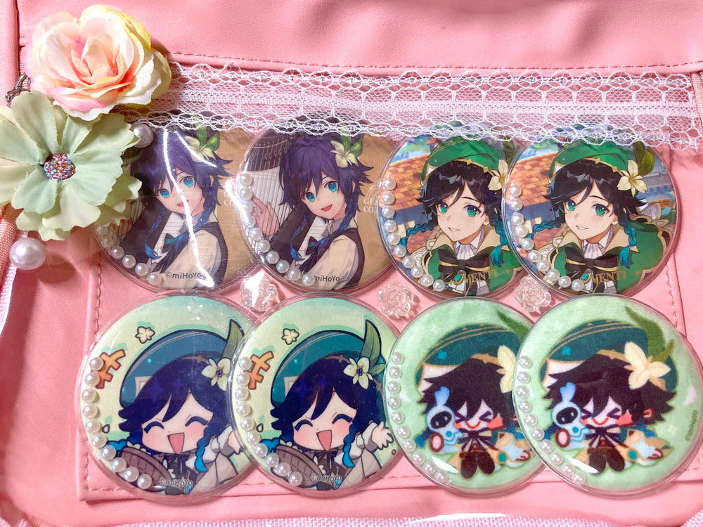 Can Badge Beautification Pearl Sticker DIY Itabag Accessories - Image 31