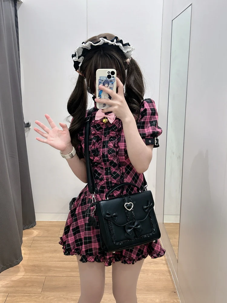 Classic Elegant Bow Lolita Small Shoulder Ita Bag - Image 21