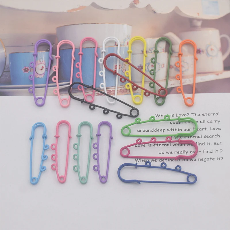 Colorful 3-Hole Safety Pin for Ita Bag DIY - Image 3