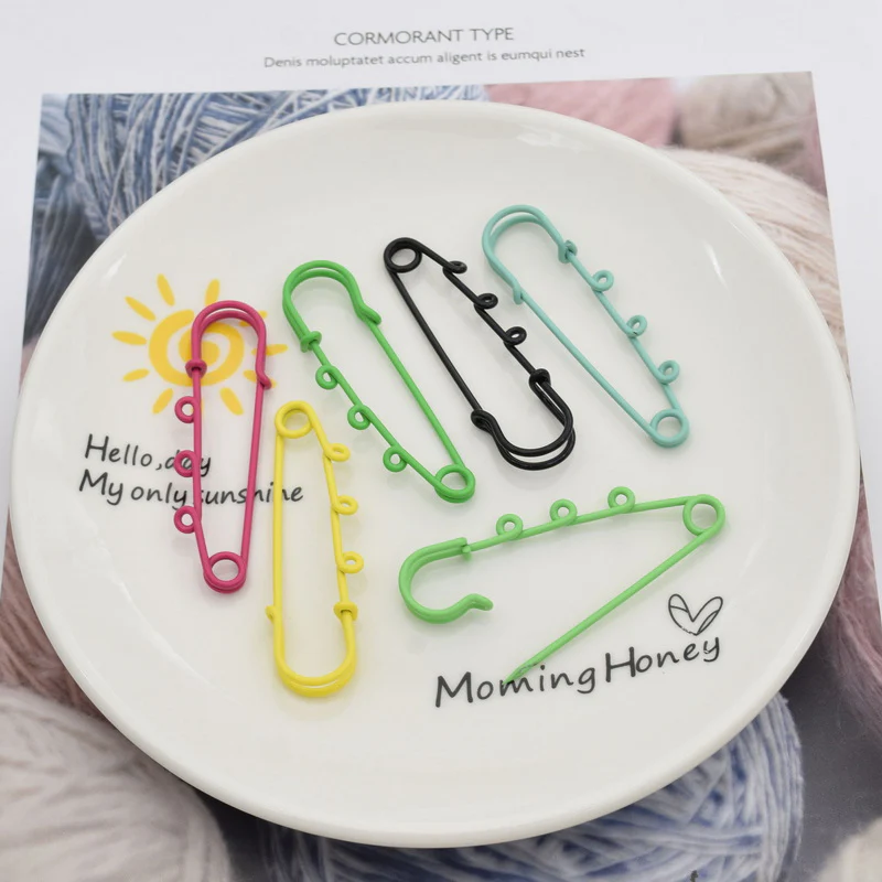 Colorful 3-Hole Safety Pin for Ita Bag DIY - Image 4