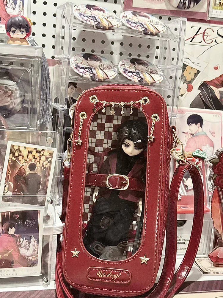 Cute 1/8 BJD Doll Ita Crossbody Bag with Display Window - Image 22