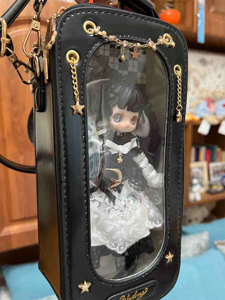 Cute 1/8 BJD Doll Ita Crossbody Bag with Display Window - Image 25