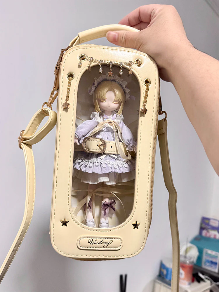 Cute 1/8 BJD Doll Ita Crossbody Bag with Display Window - Image 26