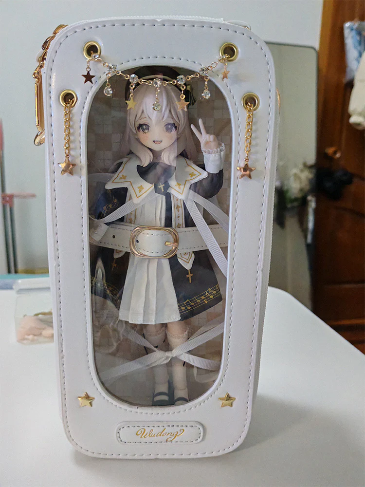 Cute 1/8 BJD Doll Ita Crossbody Bag with Display Window - Image 32
