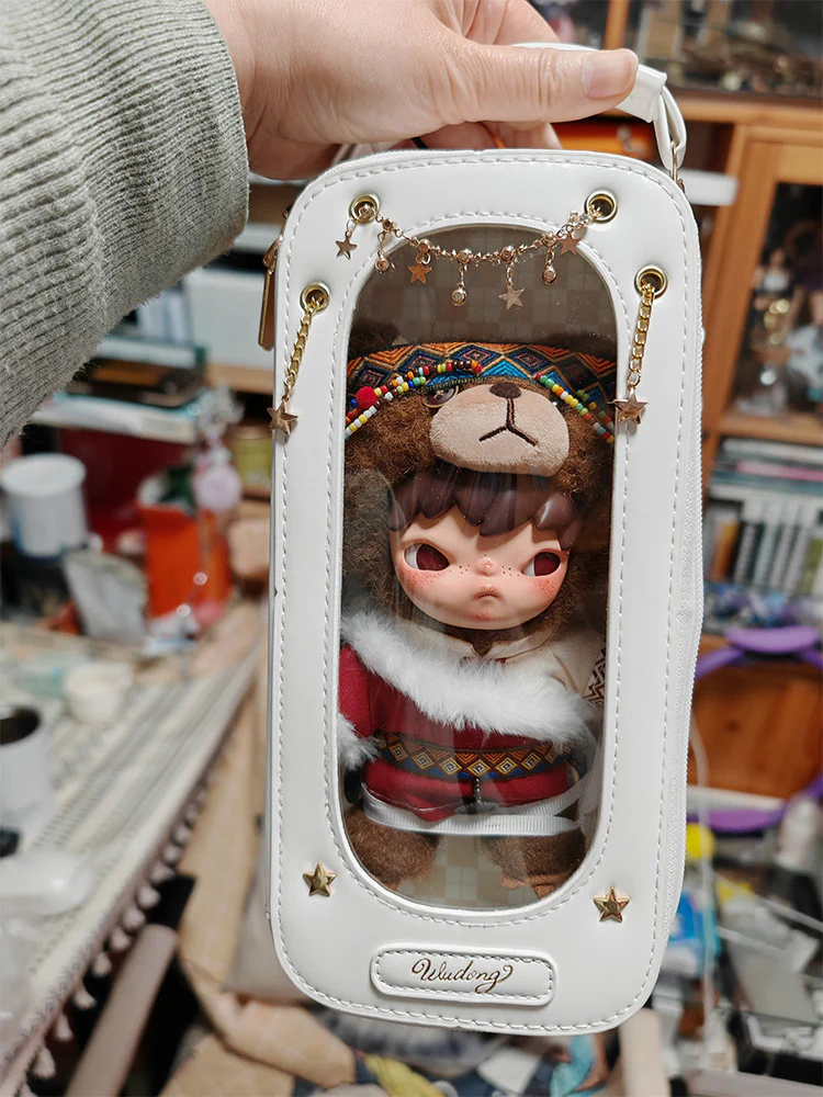 Cute 1/8 BJD Doll Ita Crossbody Bag with Display Window - Image 33