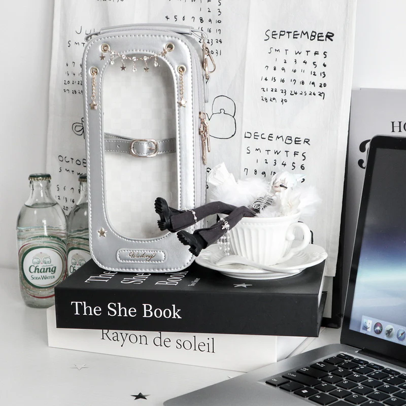 Cute 1/8 BJD Doll Ita Crossbody Bag with Display Window - Image 9