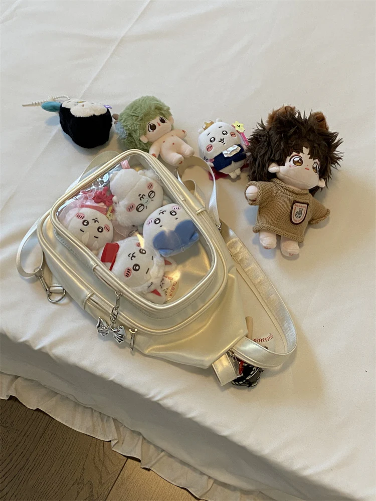 Cute 20cm Doll Ita Bag Transparent Chest Bag - Image 13