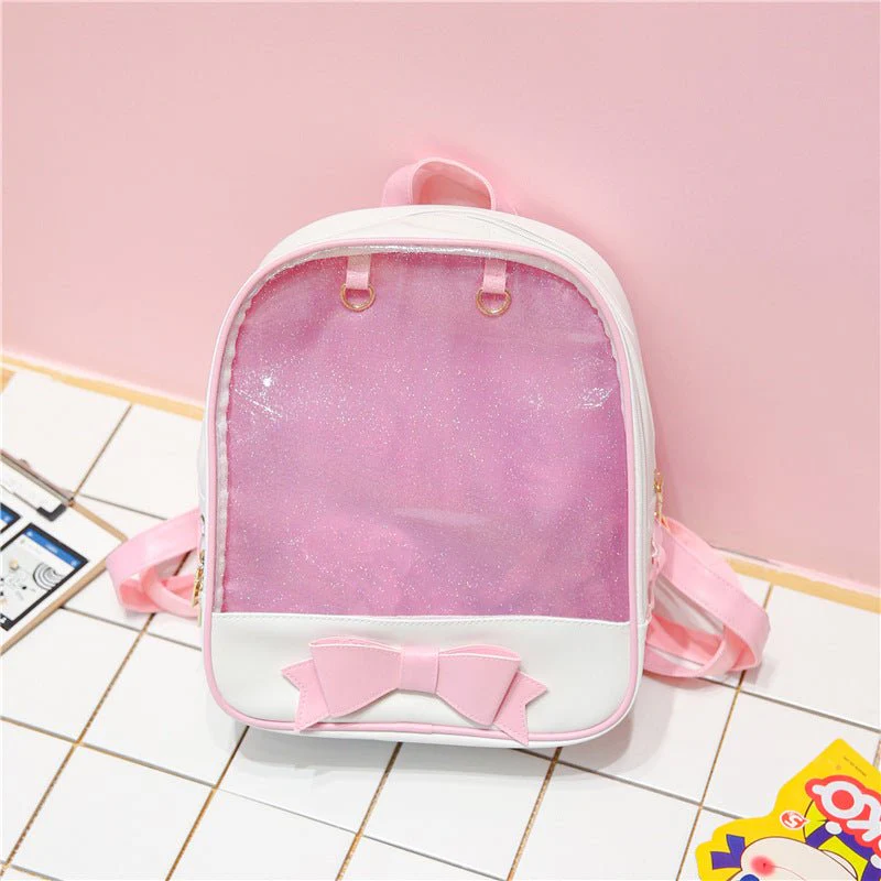 Bowknot Candy Color Pins Display Backpack Bag - Image 8
