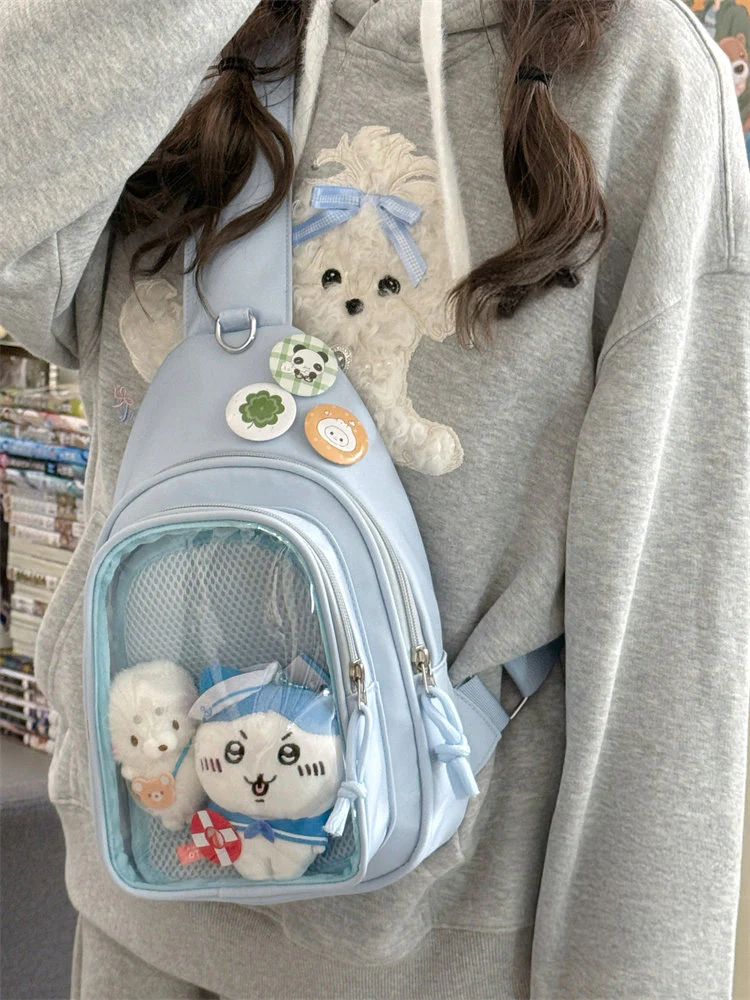 Cute Girl Style Chest Ita Bag for Plush Dolls - Image 27