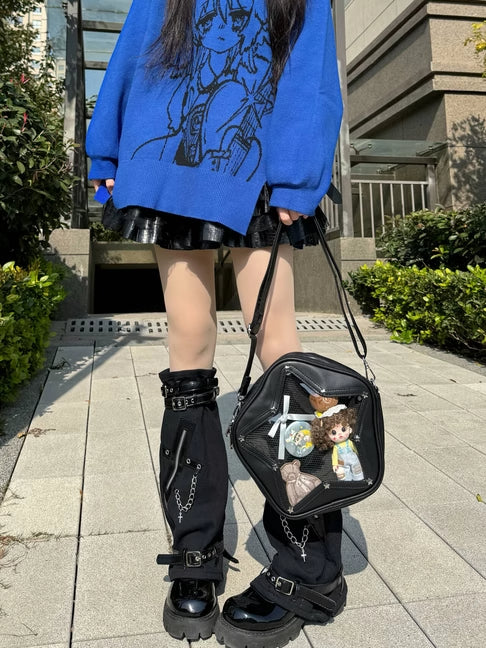 Cute Y2K Small Star Ita Bag for Pins - Image 5