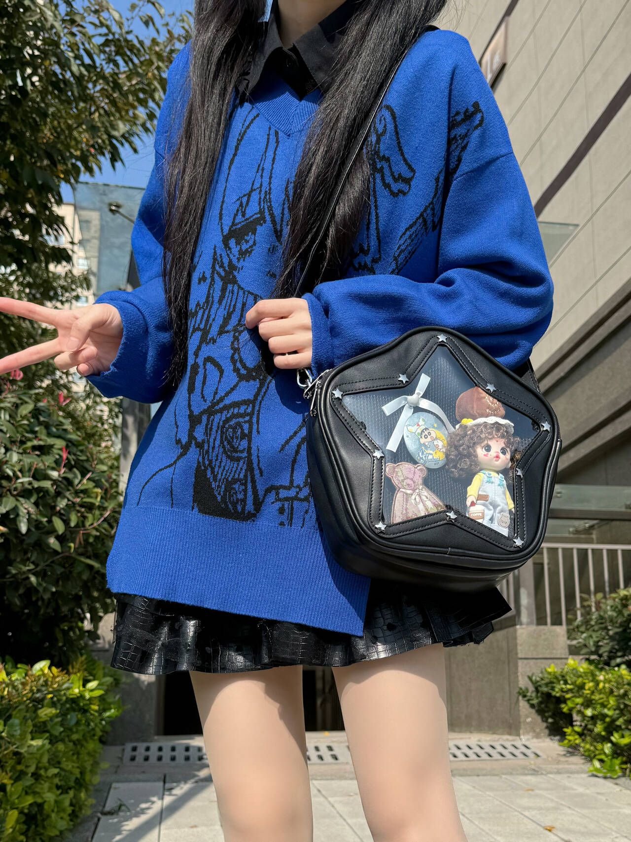 Cute Y2K Small Star Ita Bag for Pins - Image 7