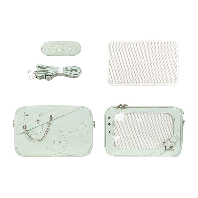 Small Denim Crossbody Ita Bag - Image 13