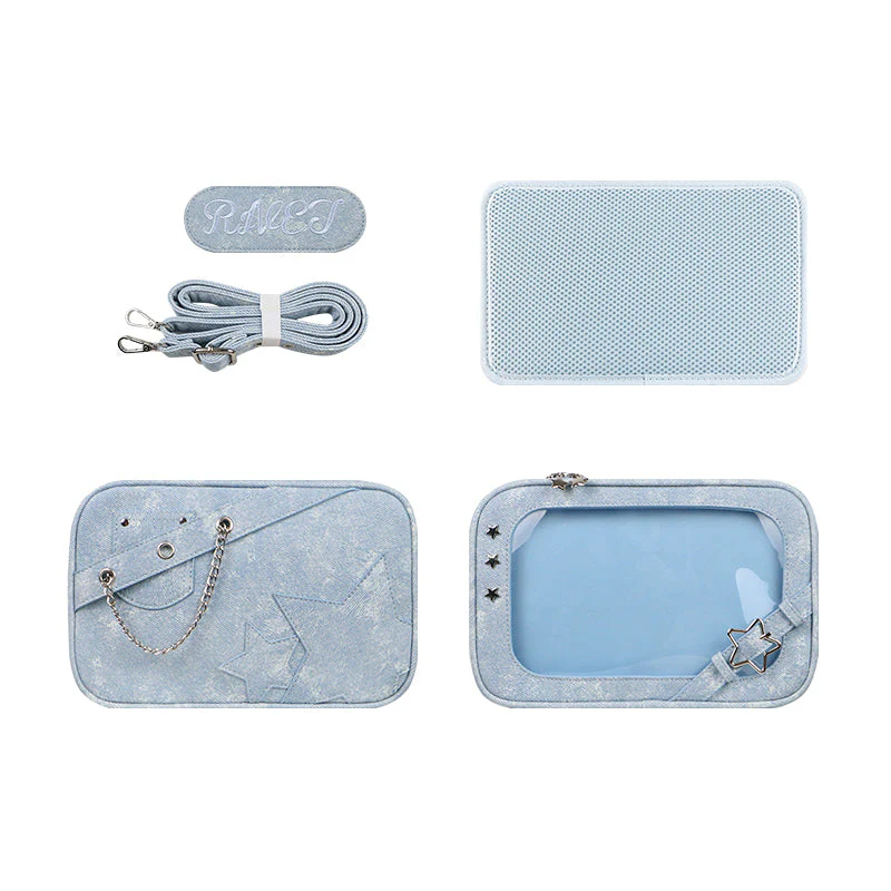 Small Denim Crossbody Ita Bag - Image 17