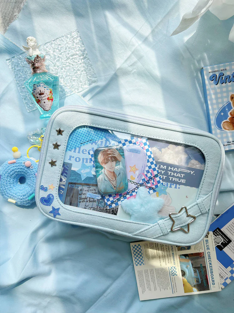 Small Denim Crossbody Ita Bag - Image 4