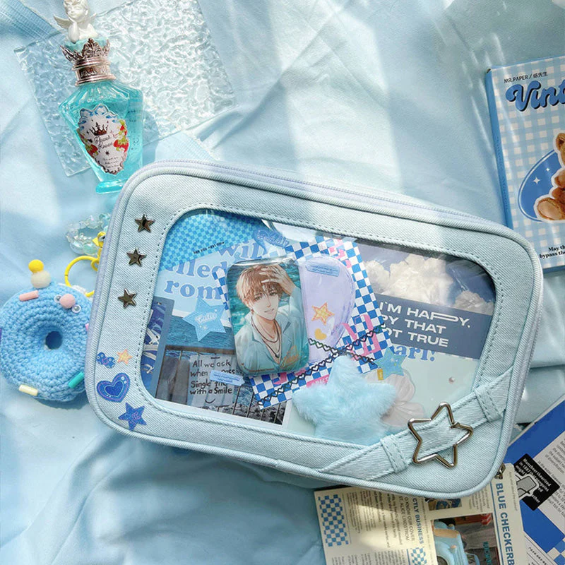 Small Denim Crossbody Ita Bag - Image 7