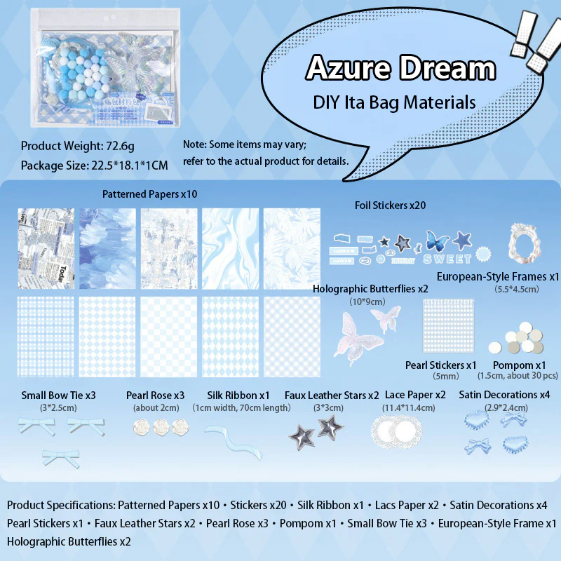 DIY Ita Bag Materials Kit Ita Bag Decoration - Image 14