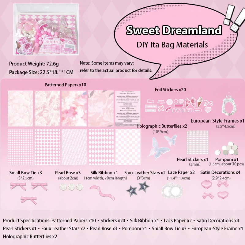 DIY Ita Bag Materials Kit Ita Bag Decoration - Image 15