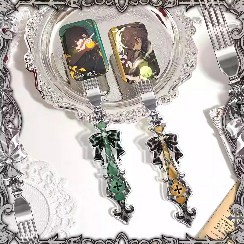 Gothic Fork-Style Acrylic Magnetic Badge Display Stick - Image 6