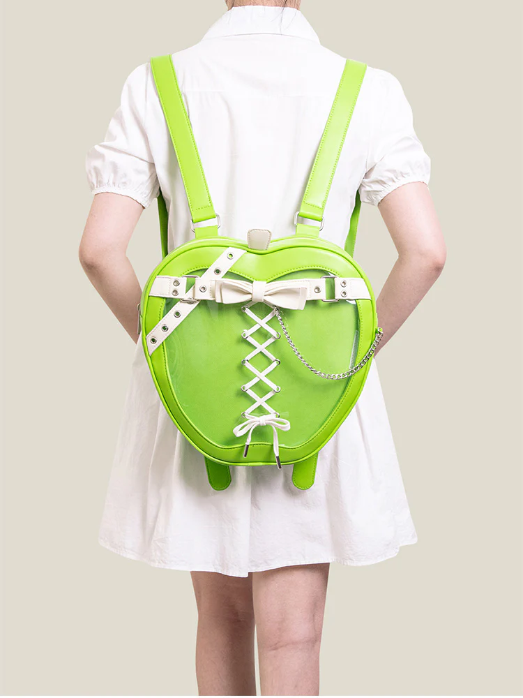 Gothic Style Apple-Shaped Ita Backpack - Image 11
