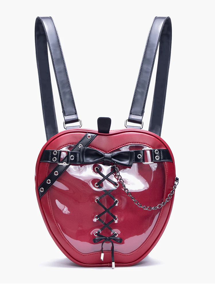 Gothic Style Apple-Shaped Ita Backpack - Image 16