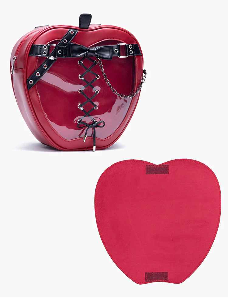 Gothic Style Apple-Shaped Ita Backpack - Image 19