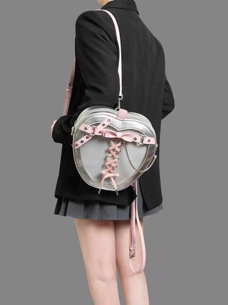 Gothic Style Apple-Shaped Ita Backpack - Image 9