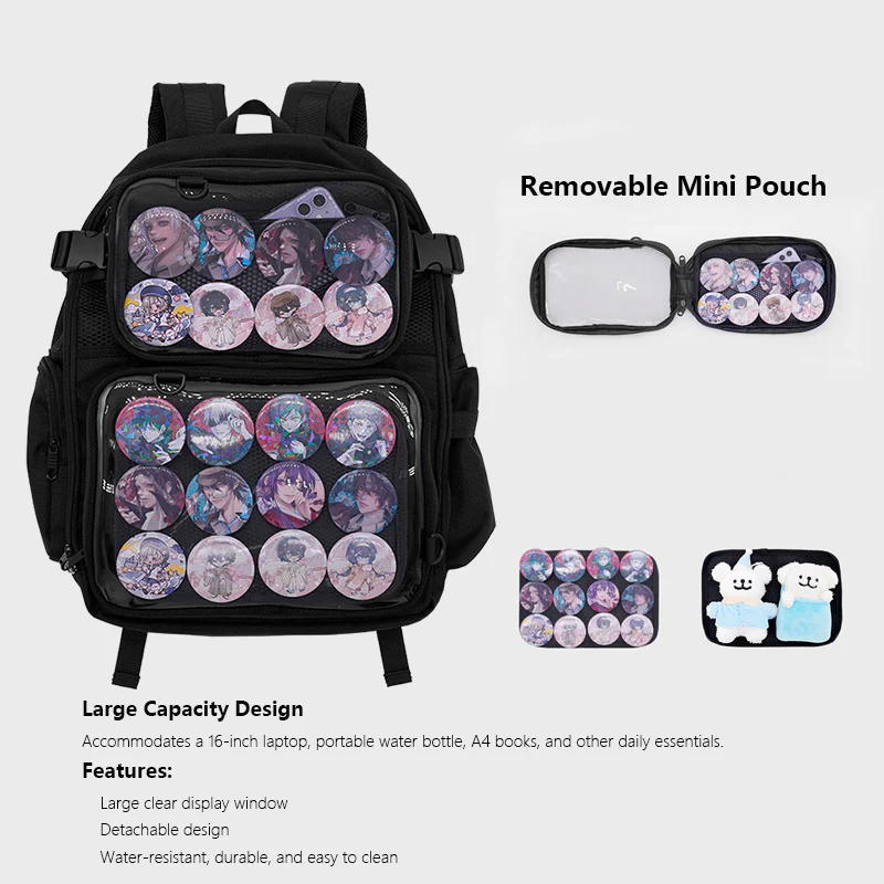 Ita Bag Backpack Enamel Pin Display Bag - Image 15