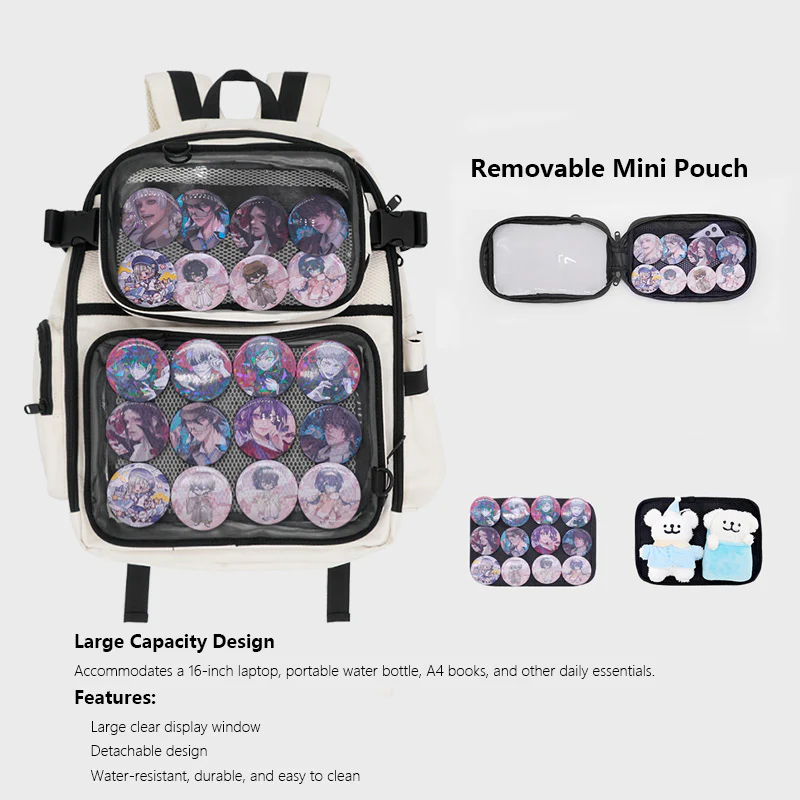 Ita Bag Backpack Enamel Pin Display Bag - Image 16