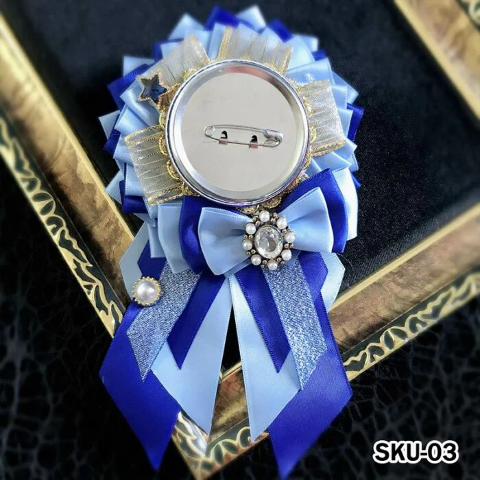 Ita Bag Rosette Ribbon Badge Display 75mm - Image 3