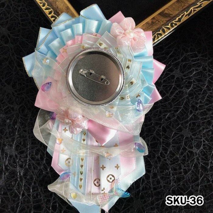Ita Bag Rosette Ribbon Badge Display 75mm - Image 36