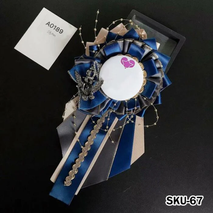 Ita Bag Rosette Ribbon Badge Display 75mm - Image 67