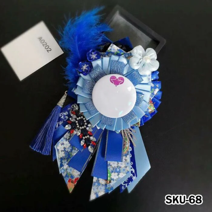 Ita Bag Rosette Ribbon Badge Display 75mm - Image 68