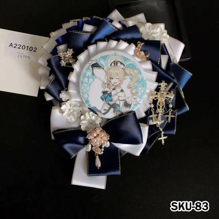 Ita Bag Rosette Ribbon Badge Display 75mm - Image 84