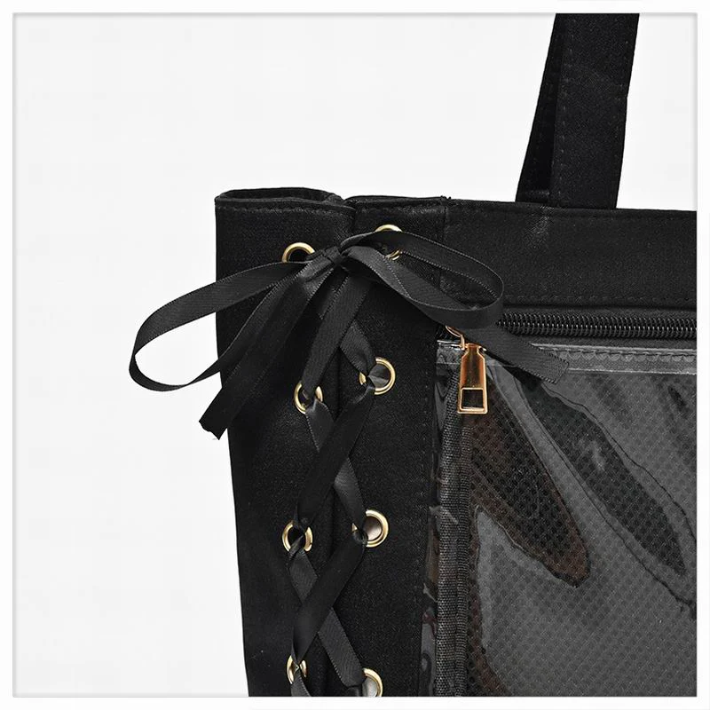 Large Capacity Ribbon Bow Ita Tote Bag - Image 12