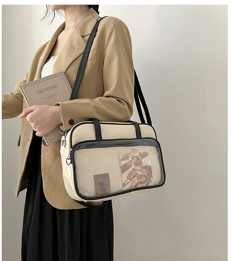 Kawaii Ita Crossbody Shoulder Women Transparent JK Bag Handbags - Image 16