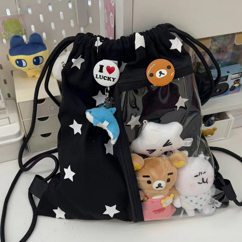 Large-Capacity Star Drawstring Ita Bag - Image 14