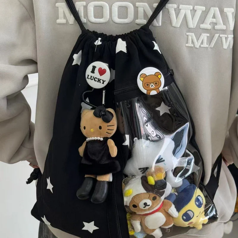 Large-Capacity Star Drawstring Ita Bag - Image 19