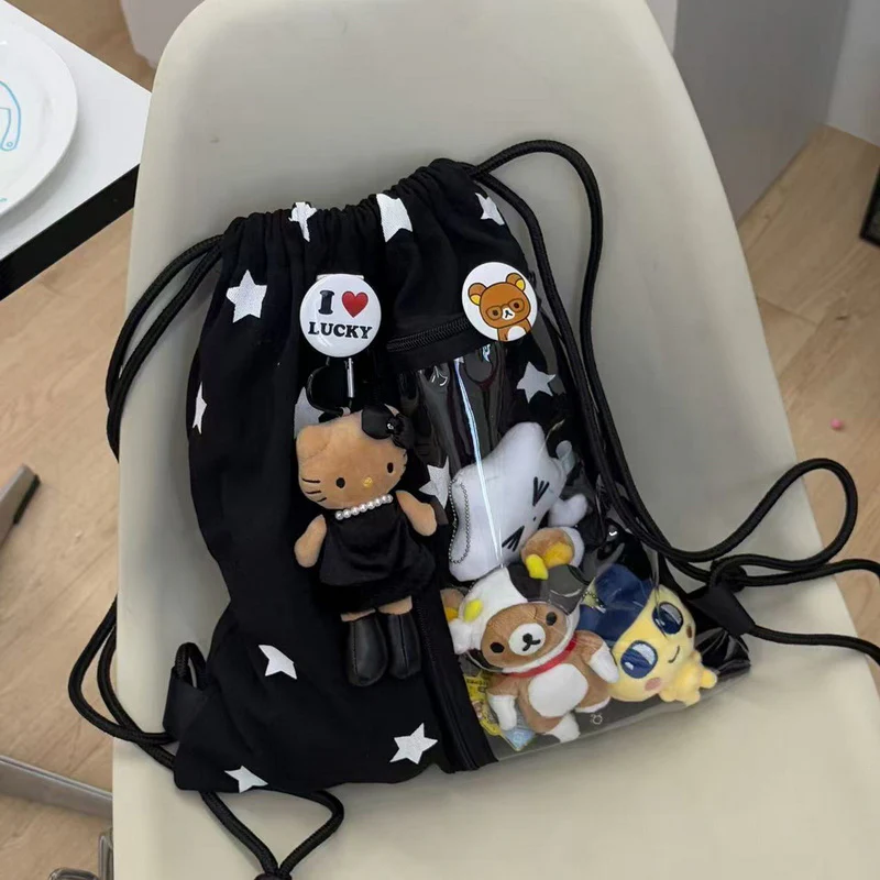 Large-Capacity Star Drawstring Ita Bag - Image 21
