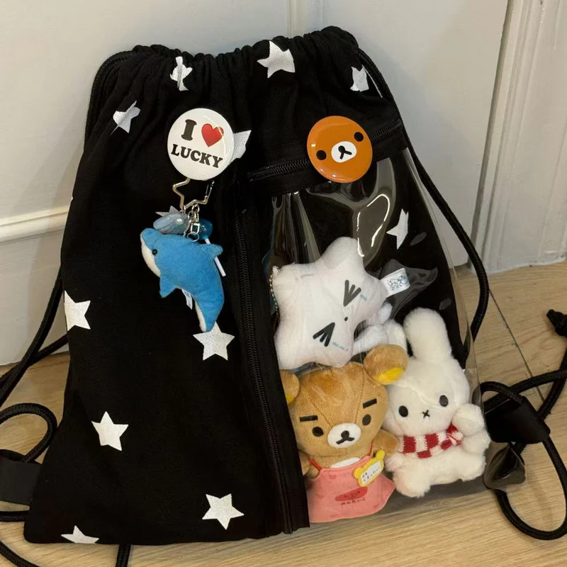 Large-Capacity Star Drawstring Ita Bag - Image 24