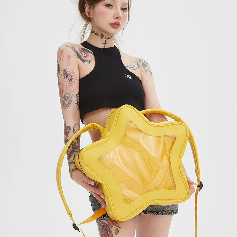 Large Capacity Star Shape Ita Backpack - Image 7