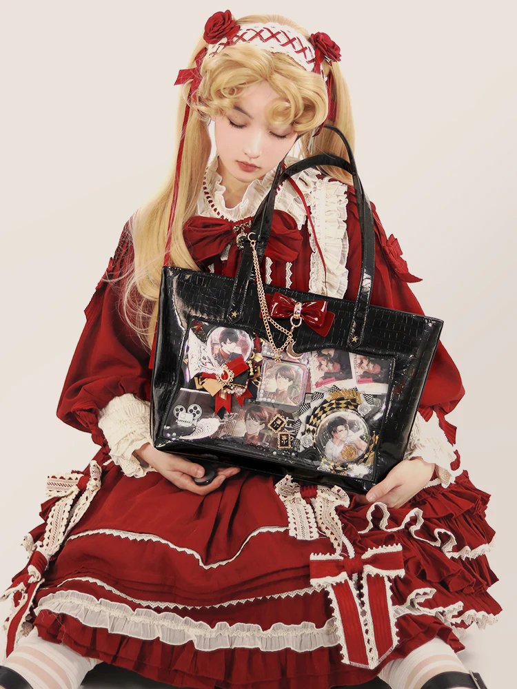 Large Kawaii Lolita Sweet JK Girls Student Shoulder School Bag - Image 2