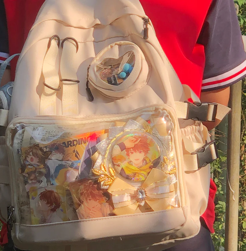 Large Lolita Double Clear Windows Kawaii Anime Backpack - Image 12