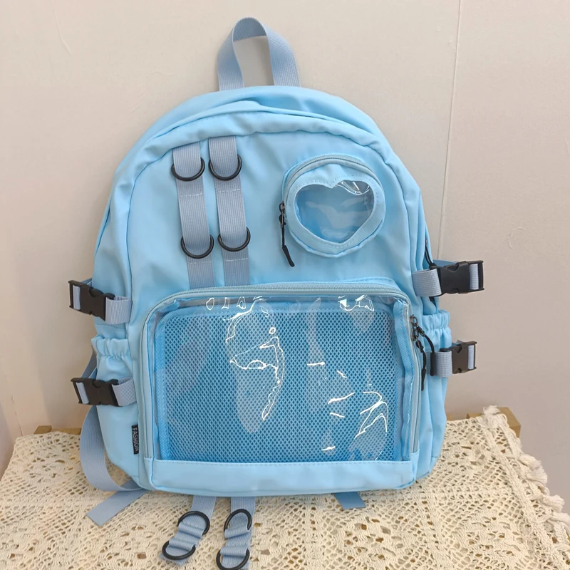 Large Lolita Double Clear Windows Kawaii Anime Backpack - Image 15