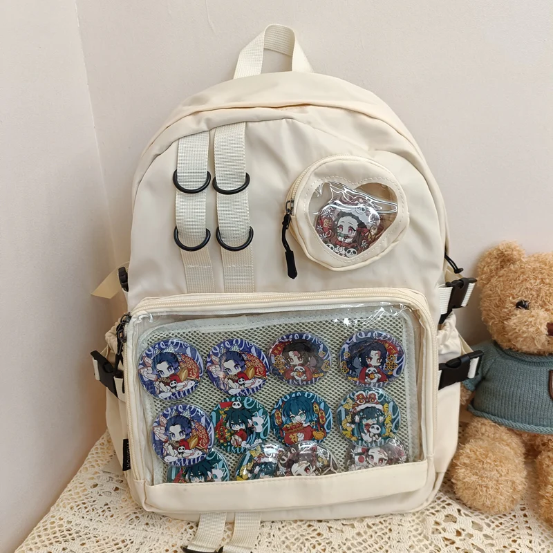 Large Lolita Double Clear Windows Kawaii Anime Backpack - Image 5