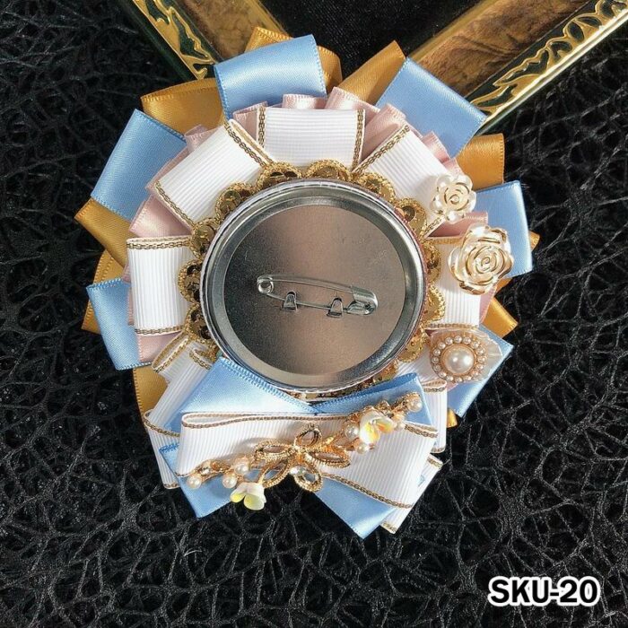 Handmade Ita Bag Rosette Ribbon Accessory Ornament 58mm - Image 20