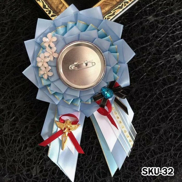 Handmade Ita Bag Rosette Ribbon Accessory Ornament 58mm - Image 32