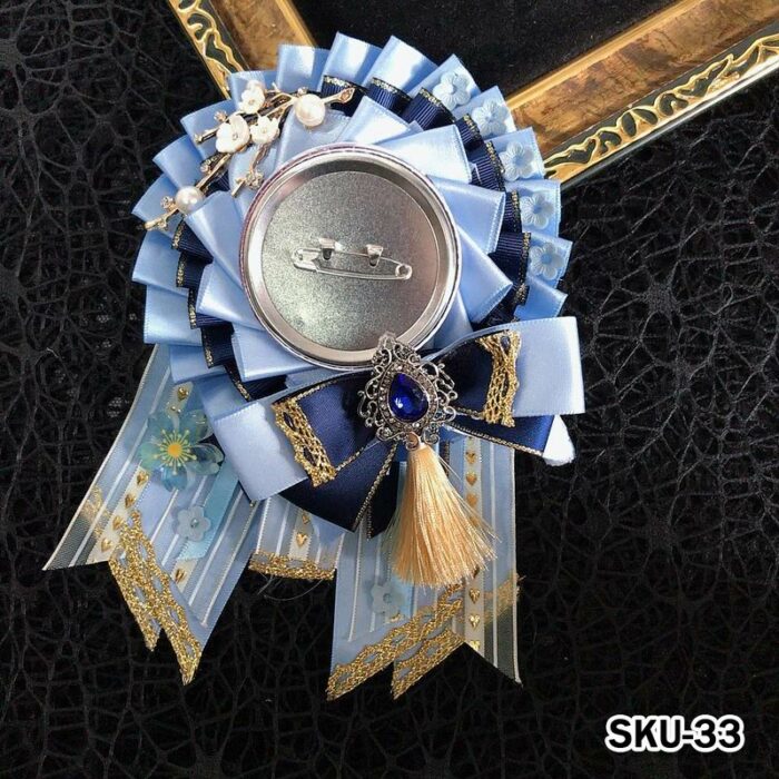 Handmade Ita Bag Rosette Ribbon Accessory Ornament 58mm - Image 33