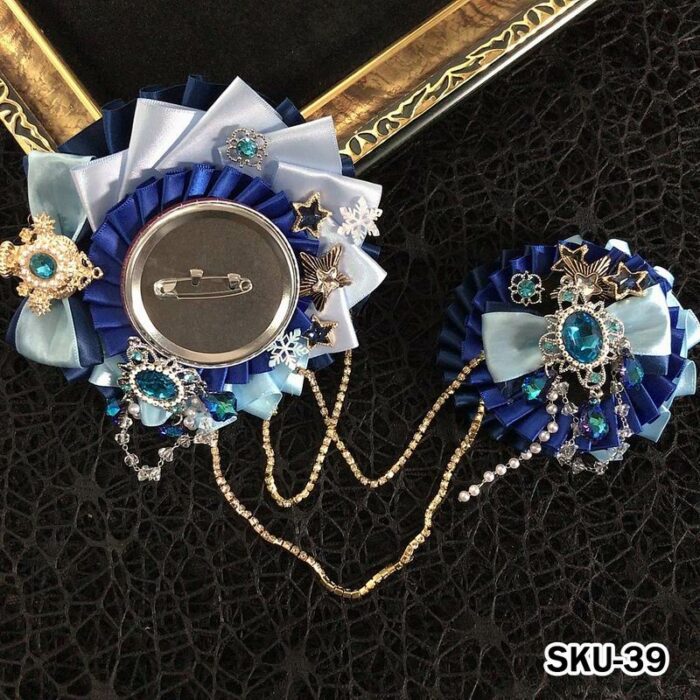 Handmade Ita Bag Rosette Ribbon Accessory Ornament 58mm - Image 39