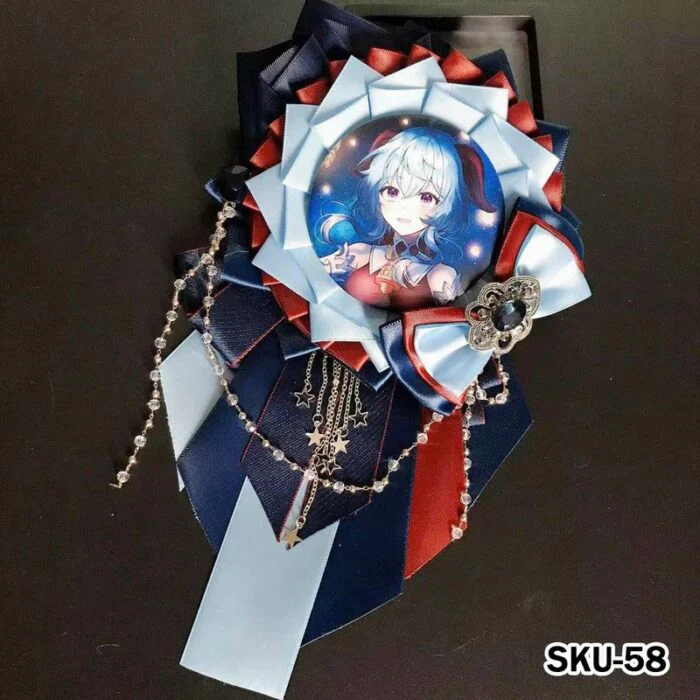 Handmade Ita Bag Rosette Ribbon Accessory Ornament 58mm - Image 58